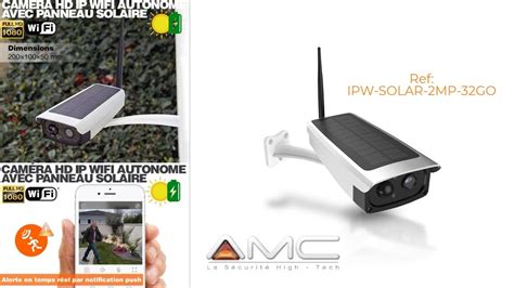Enregistrement sur carte microsd (128go max. CAMERA SOLAIRE IP WIFI EXTERIEUR HD 1080p [SECUTEC.FR ...