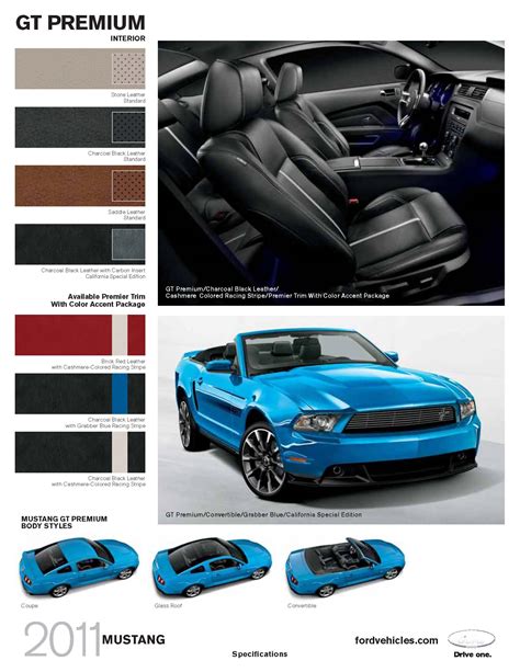 2011 Ford Mustang Brochure Released Stangnet