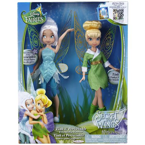 Nib Disney Fairies 9 Inch Dolls Tinker Bell And Periwinkle Friendship Forever