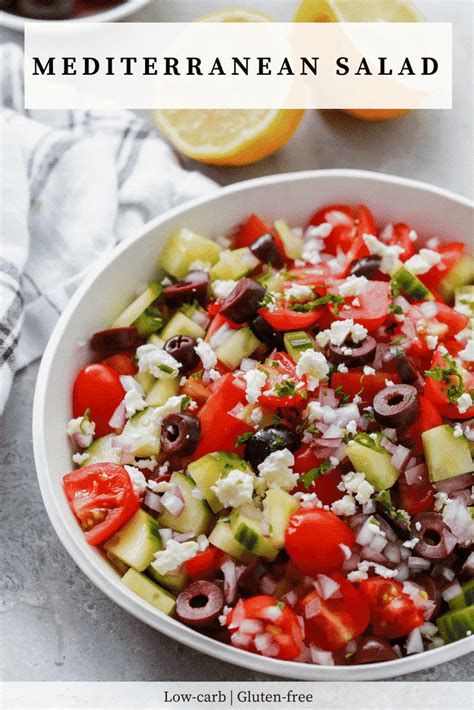 Easy Mediterranean Salad Recipe Primavera Kitchen