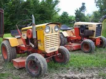 Used Farm Tractors For Sale Pair Of Case Garden Tractors 2009 02 17
