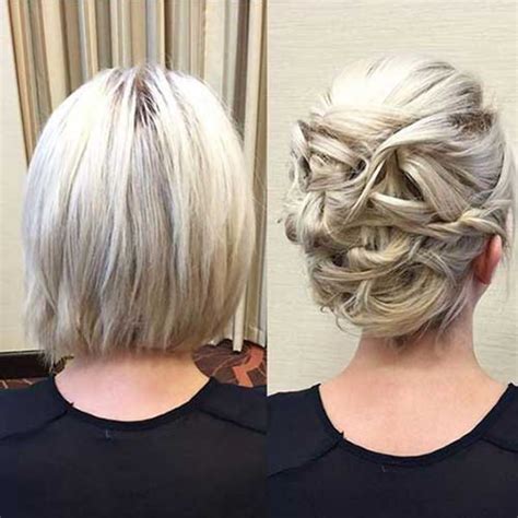 The updos for short hair also come blessed with fair amount of variety. 48 Sexy and Sassy Updos For Short Hair