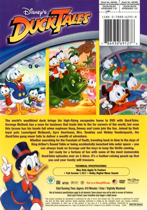 Duck Tales Volume 1 The Internet Animation Database
