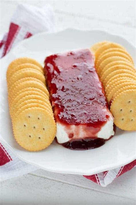 Cream Cheese Raspberry Jam Appetizer