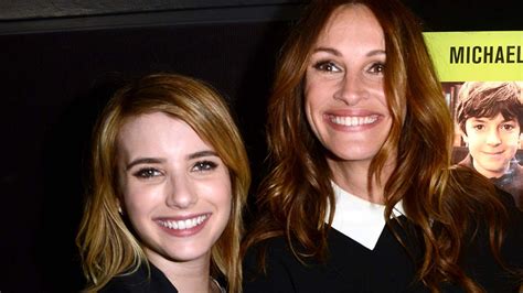 julia roberts niece emma roberts pays her the best tribute and fans go wild hello