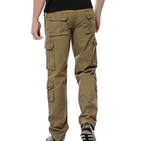 2019 Autumn Mens Cargo Pants Army Tactical Pants Male Multi Pocket