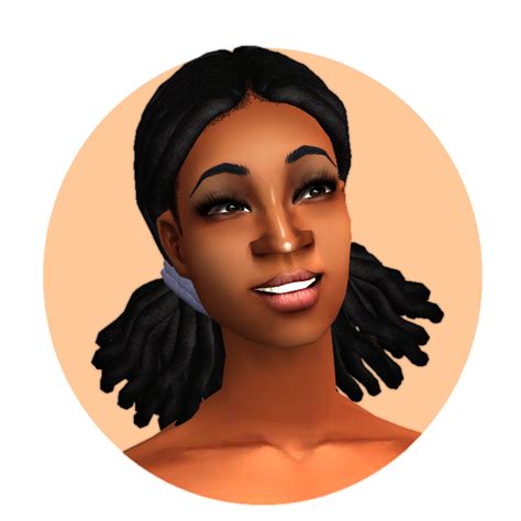 Sims 2 Hair Sims Mods Afro Hairstyles Dreads Sims 4 Jenny Natural
