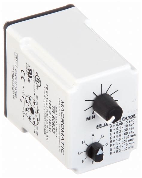 120v Acdc Macromatic Tr 60622 Time Delay Relay 005 Sec 10a Dpdt 30