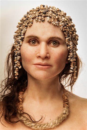 Abbey Reconstruction Woman Magdalenian Culture