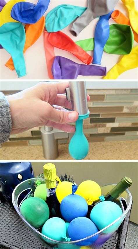 Keep Drinks Cool With Frozen Water Balloons In Your Cooler 1000