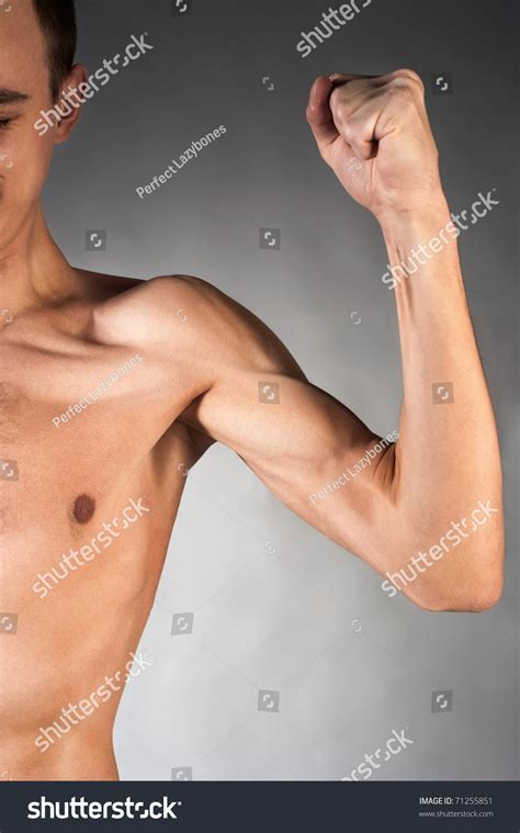 Male Torso Arm Studio Shot On Stock Photo Edit Now 71255851