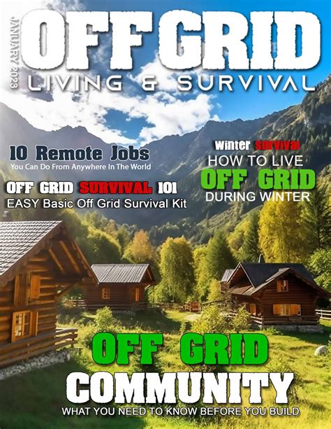 Magazine Off Grid Living And Survival Magazine