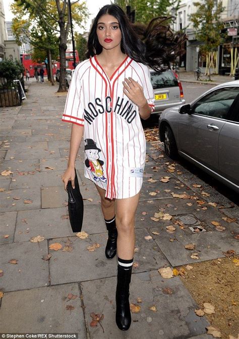 Concerned with notions such as the watch now: Neelam Gill parades lean legs in motif baseball shirt at beauty event | Latest fashion clothes ...