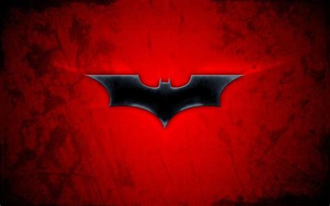 Batman Logo Red Background Wallpaper In Movies Pahlawan