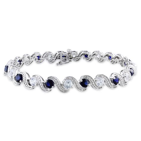 Sapphire Bracelets Overstock Shopping The Best Prices Online