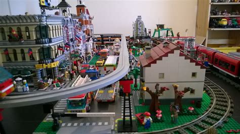 My Small Town And Train Layout Lego Town Eurobricks Forums