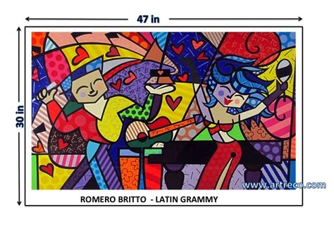 Playful puzzles featuring artwork of pop artist romeo britto! Britto Latin Grammy Puzzle 3000 pcs - Artreco