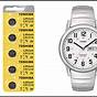 Timex Watch Battery Chart