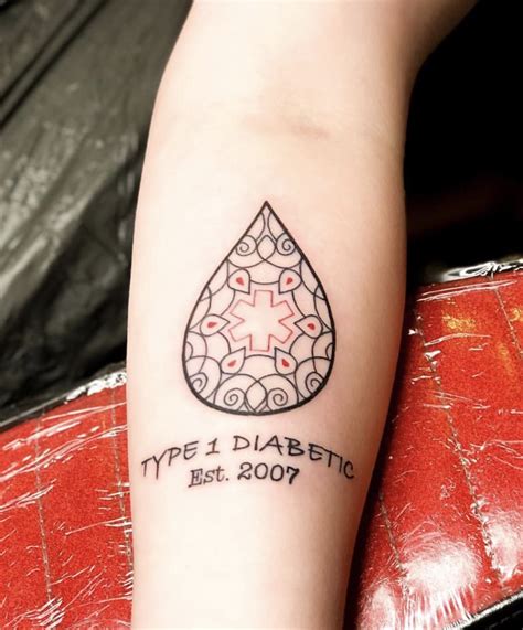 My New Med Alert Tattoo Typeonediabetes Diabetes Tattoo Type 1