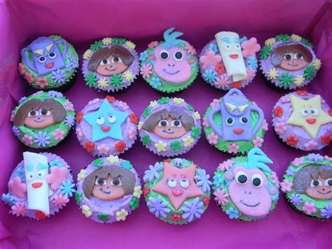 Dora The Explorer Cupcakes Chocolate With Chocolate Chips Flickr