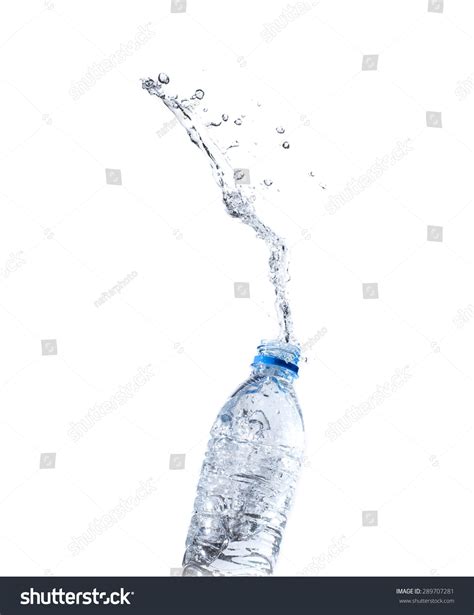 Free Photo Splashing Water Bottle Aqua Purified Isolated Free