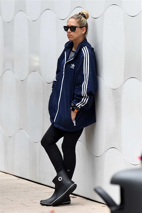 Anna kournikova iglesias shared a post on instagram: anna kournikova seen wearing an adidas jacket, leggings ...