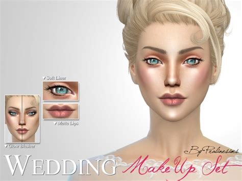 The Sims Resource Wedding Makeup Set By Pralinesims • Sims 4 Downloads