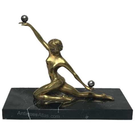 Antiques Atlas Fine Bronze French Art Deco Erotic Nude Dancer Statue
