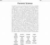 Forensic Science Word Search Photos