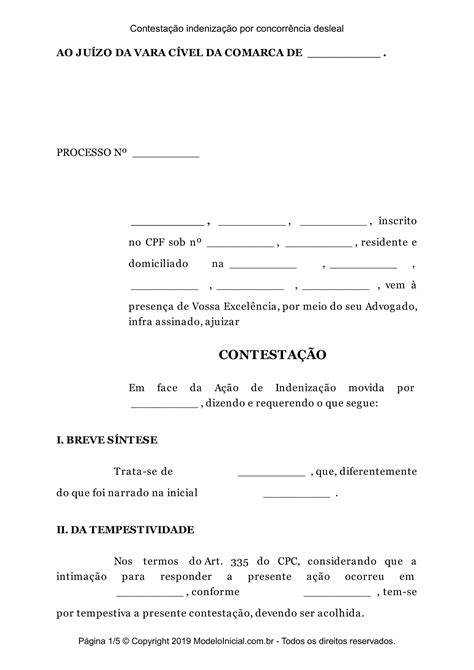 Juntada De Documentos Após A Contestação