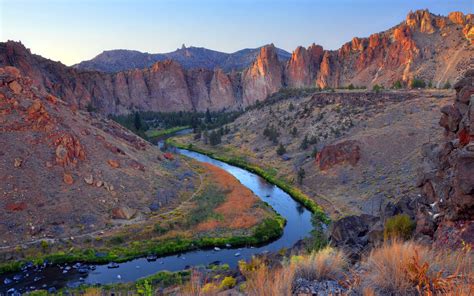 Nature Landscape Rocks Canyon River Peaks Of Rock Desktop