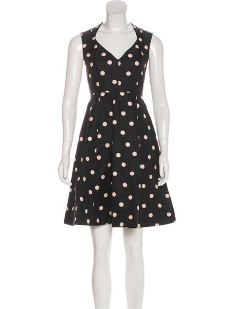 Kate Spade New York Polka Dot Print Mini Dress Clothing Wka144091