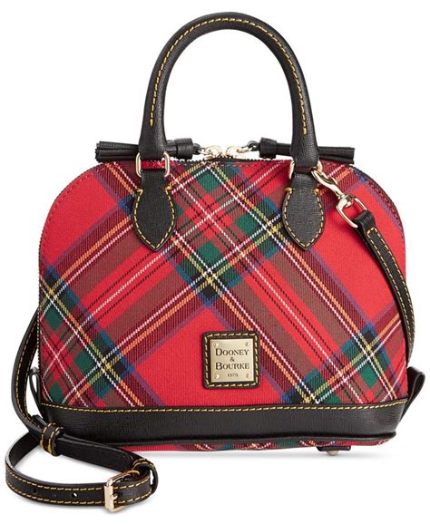 Dooney And Bourke Tartan Bitsy Bag Handbags And Accessories Macys