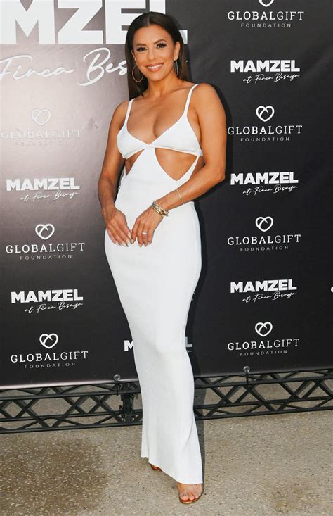 Eva Longoria Looks Naughty And Nice In Icy White Gown At 2023 Global