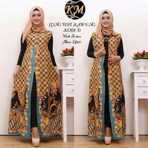 Tampil stylist dengan kain tenun : Contoh Gambar Baju Long Dress Batik Modern Dalam Membuat Baju Batik Terbaru - Eza Batik