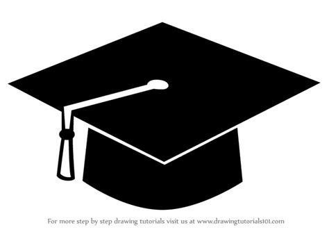 How To Draw A Graduation Cap Hats Step By Step