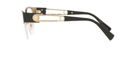 Дамски диоптрични очила versace ve 1278 1433 black gold Оптики Леонардо Онлайн магазин за очила