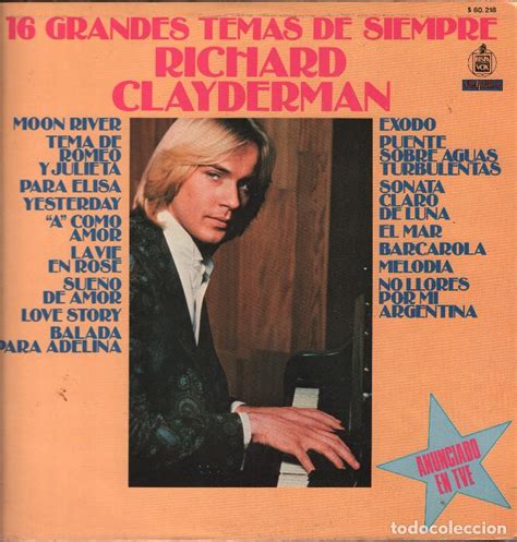 richard clayderman - 16 grandes temas de siempr - Comprar Discos LP