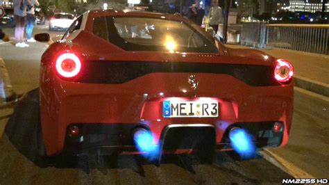 Ferrari 458 Speciale Exhaust Sounds Revs And Accelerations Youtube