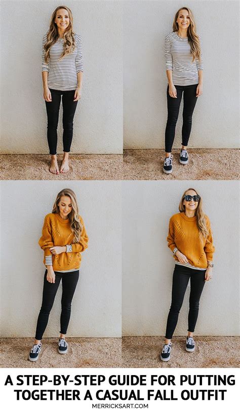 Step By Step Putting Together Two Casual Fall Outfits