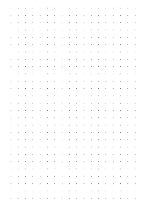Printable Dot Grid Paper With 75 Mm Spacing Pdf Download Pin On Paper