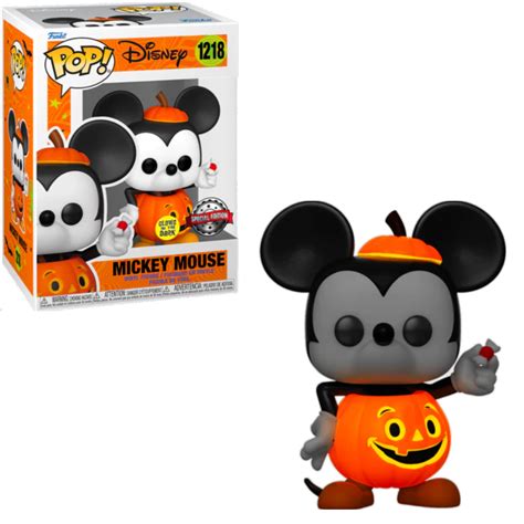 Funko Pop Disney Halloween S2 Mickey Trick Or Treat Glows In The