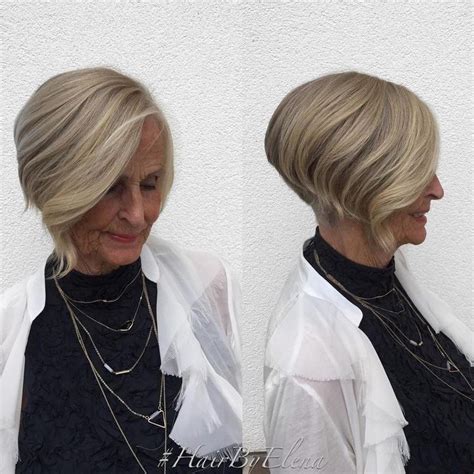 Stacked Bob For Women Over 60 Over 60 Hairstyles Urban Hairstyles Popular Hairstyles Bob