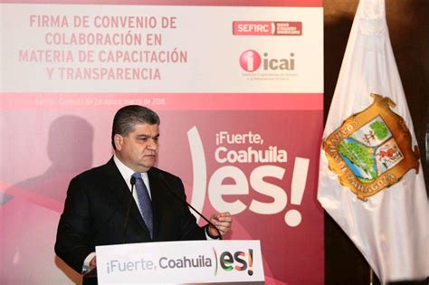 Signan Convenio Con Icai Un Coahuila Transparente El Segundero Noticias