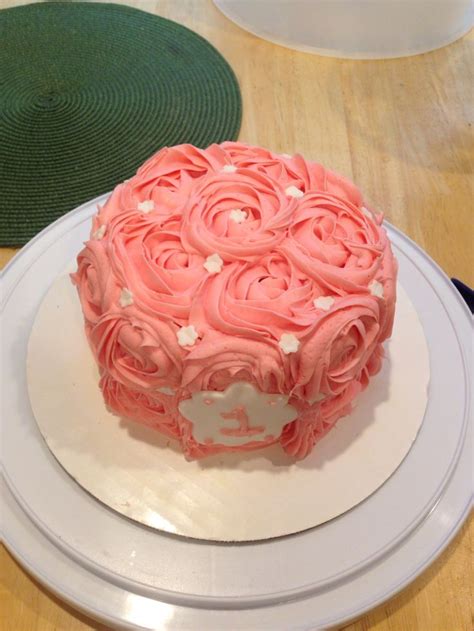 Pink Rose Smash Cake Cake Cake Smash Treats