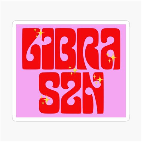 Libra Szn By Gabyiscool Sticker For Sale By Gabyiscool Sticker