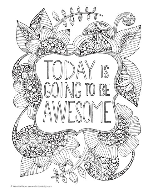 Free Printable Inspirational Coloring Pages Free Printable