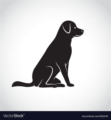 Dog Labrador Royalty Free Vector Image Vectorstock