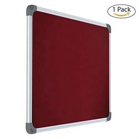 Velvet Cloth Surface Office Pin Board Frame Material Aluminium Board