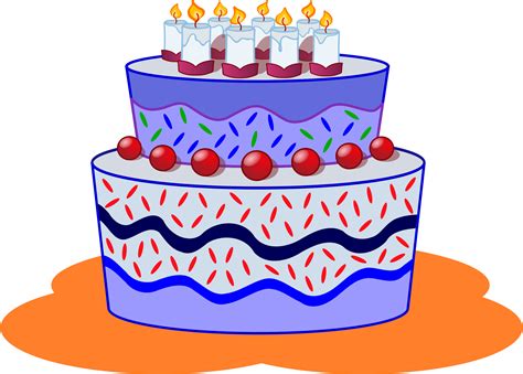 Birthday cake clipart, animations & vectors. Clipart - Cake